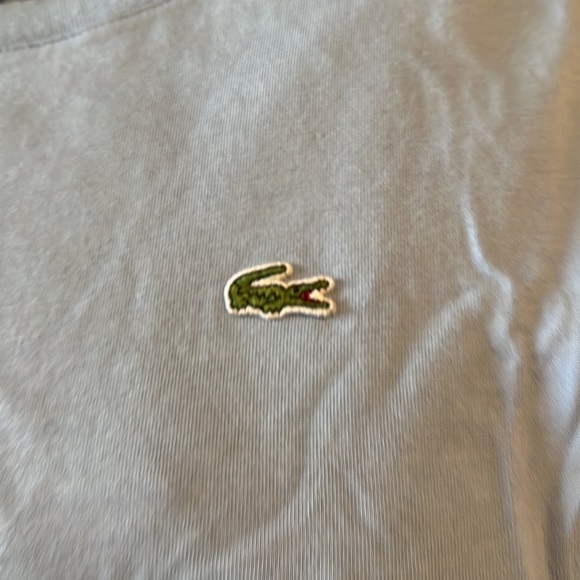 Lacoste Shirts Lacoste Baby Blue Loose Fit Tshirt Poshmark